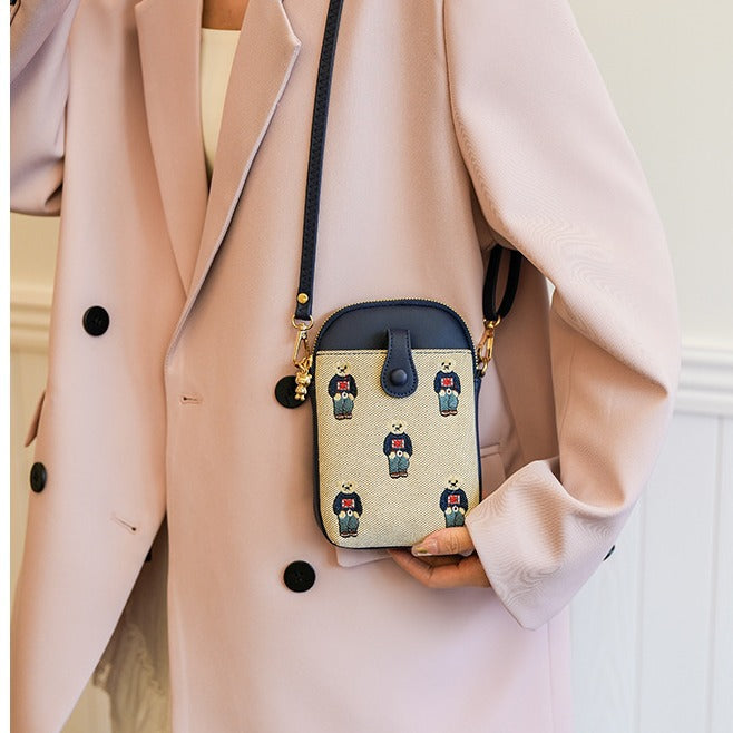 Versatile bear phone bag