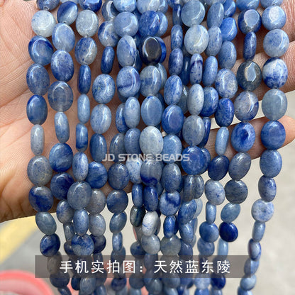 8X10mm crystal jade oval loose beads