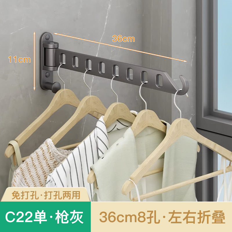 Folding Telescopic Clothes Rack