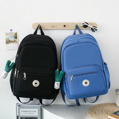Artistic school bag weight-reducing backpack