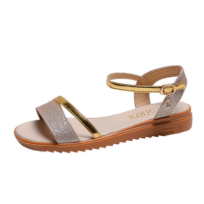 Summer flat sandals