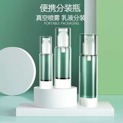 Vacuum Travel Dispenser Bottle
