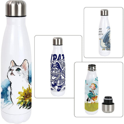 Stainless steel small mouth bottle sports water cup fashion