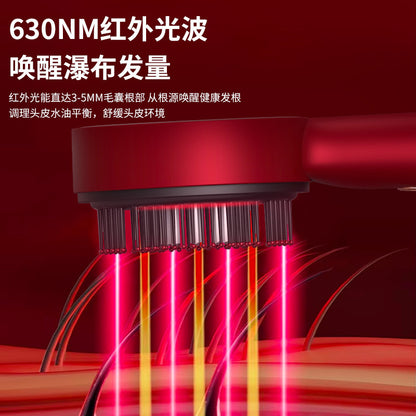 Scalp massage comb red light hair growth instrument
