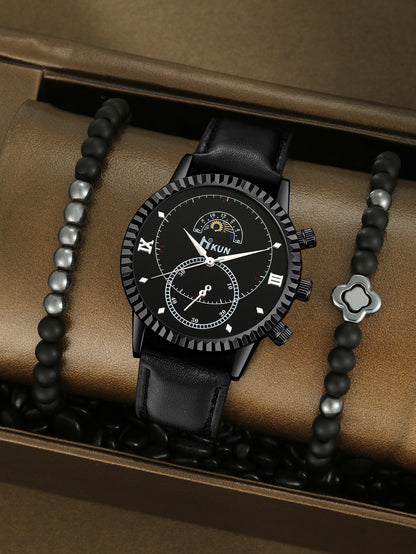 Creative Alloy Watch Sports Bracelet Set