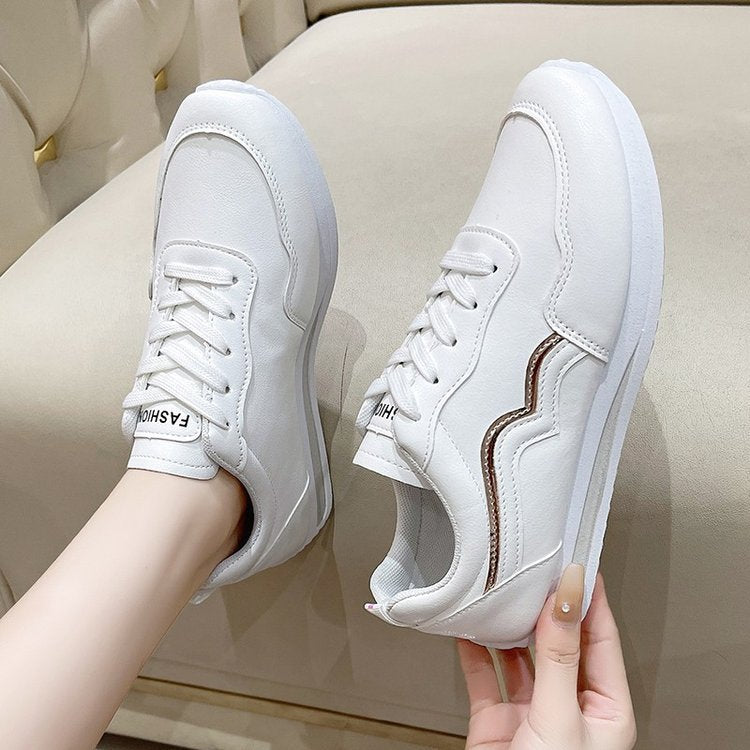 Autumn new little white shoes