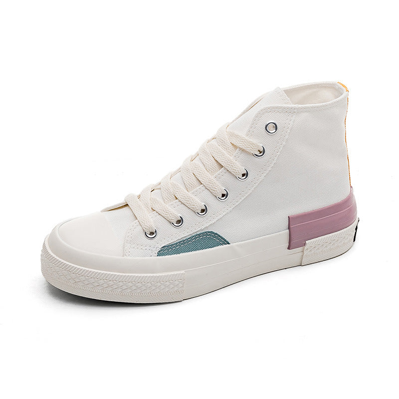 Canvas shoes nv contrast color casual sneakers