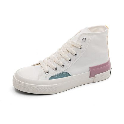 Canvas shoes nv contrast color casual sneakers