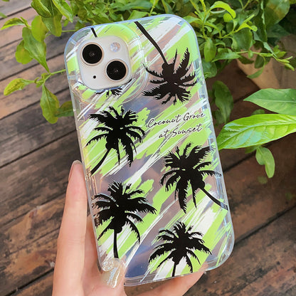 Apple 15 Pro Wave Coconut Tree iPhone 11/13 Cute Beaver Cake