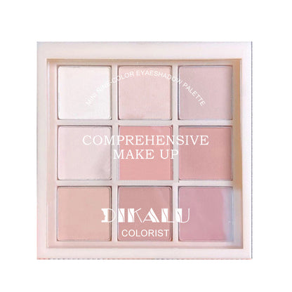 9-Color Matte Eyeshadow, Waterproof