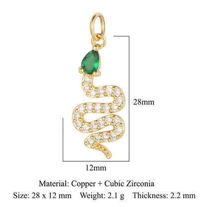 Copper Zircon Cross Virgin Necklace Pendant