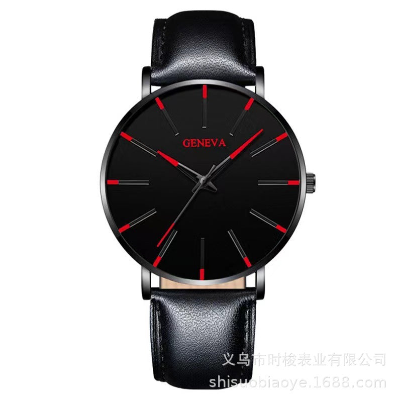 Geneva Fashion Thin Men's Quartz Watch