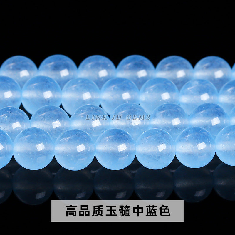 Color jade beads DIY jewelry accessories wholesale