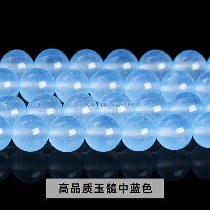 Color jade beads DIY jewelry accessories wholesale