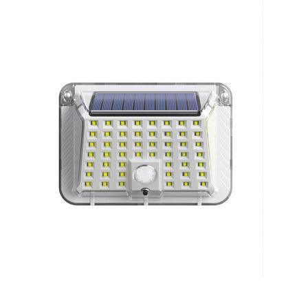 Lámpara solar de pared con sensor de movimiento de tres lados 