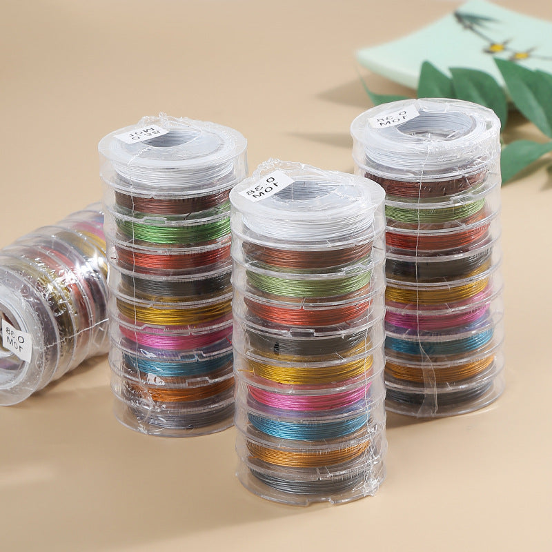 Cordón de alambre de acero de color 