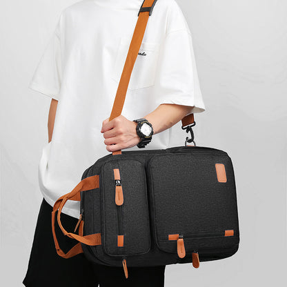 Crossbody computer bag backpack