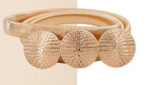 hot sale Metal Button Women's Belt