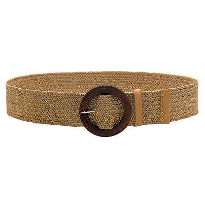 Braided wide waist seal elastic elastic