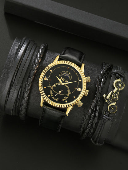 Creative Alloy Watch Sports Bracelet Set