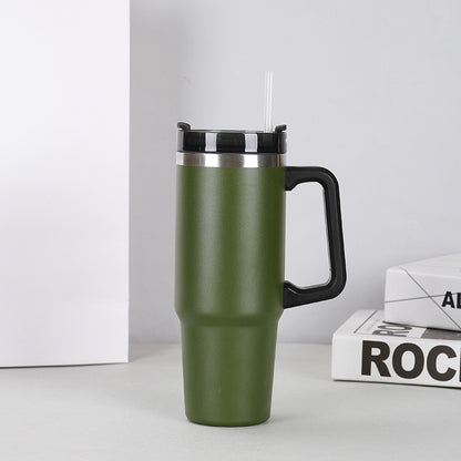 40Oz large capacity portable handle cup