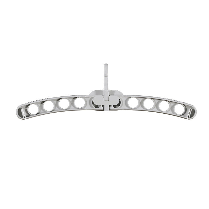 Foldable portable clothes rack