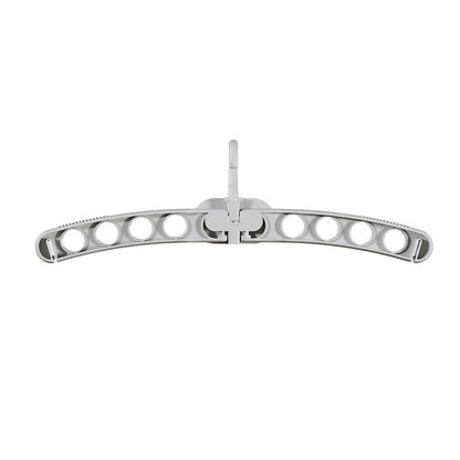 Foldable portable clothes rack