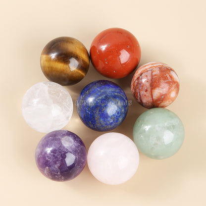 20Mm crystal agate non-porous beads loose beads