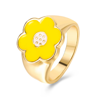 Cute Metal Geometric Fun Index Finger Ring