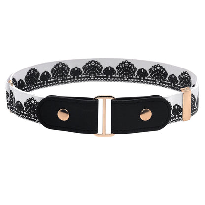 Gold Sun Buckle Waist Seal