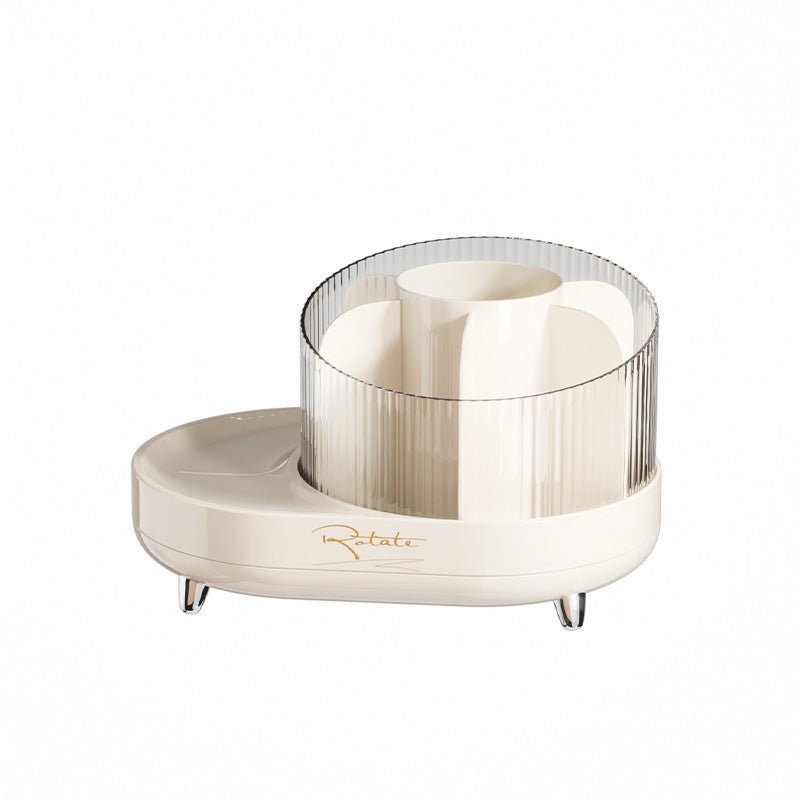 Rotating Makeup Brush Organizer