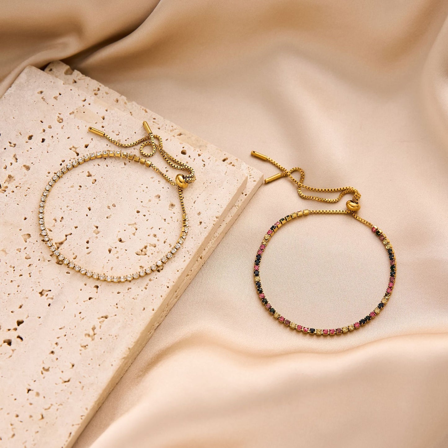 Adjustable Zircon Bracelet