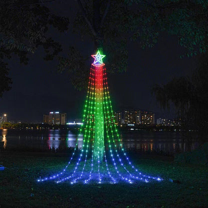 Waterfall Lights Christmas Decoration Garden Outdoor Waterproof