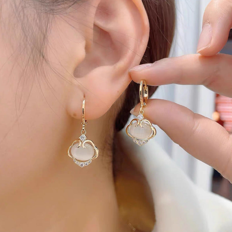 opal Ruyi earrings