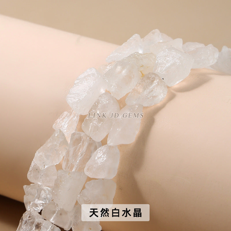 8-13Mm crystal straight hole rough stone loose beads