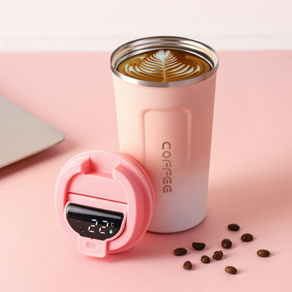 Smart display temperature coffee
