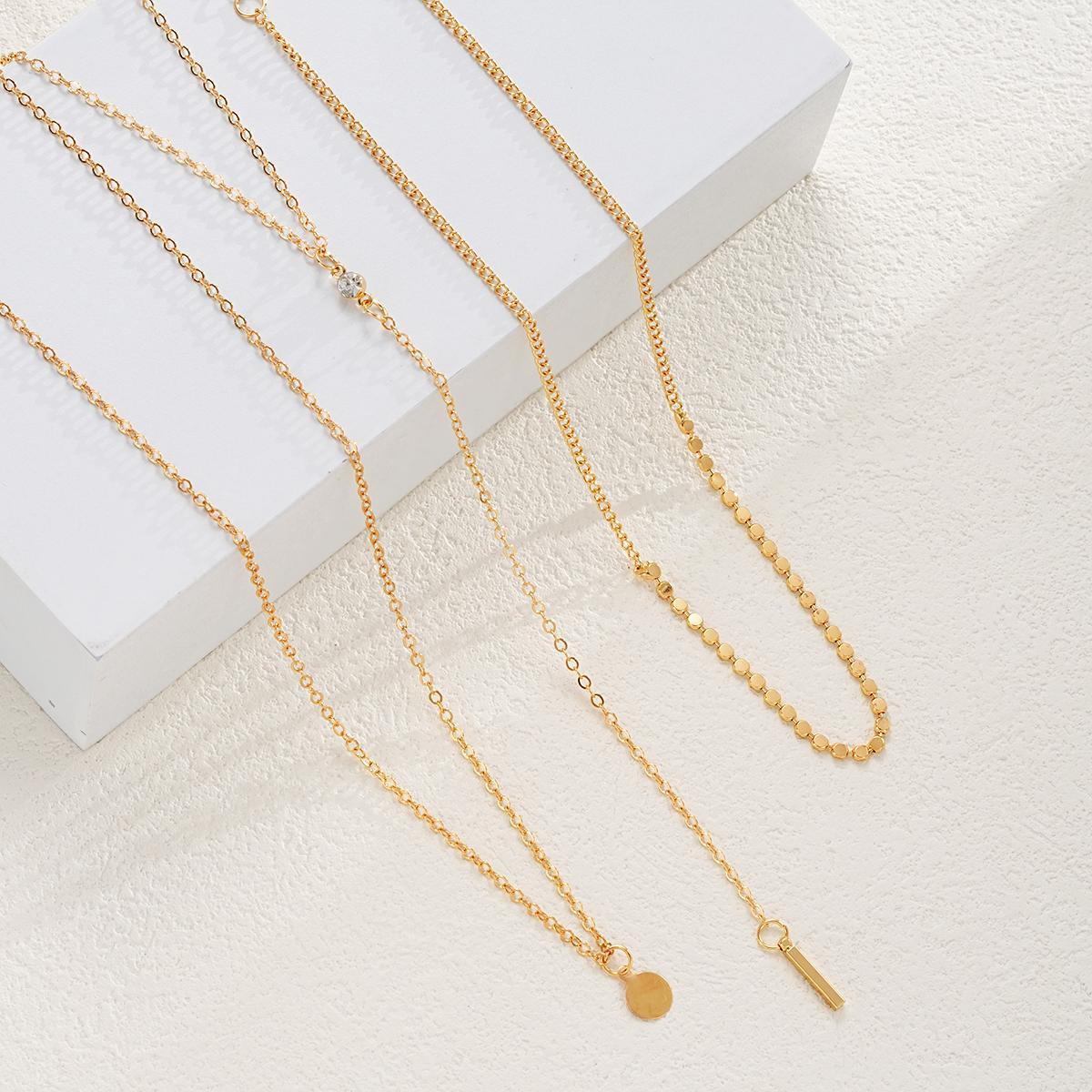 Multi-Layer Tassel Dot Necklace