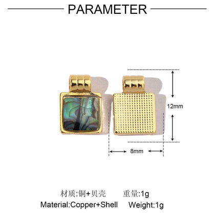 18k gold butterfly star copper zircon pendant.