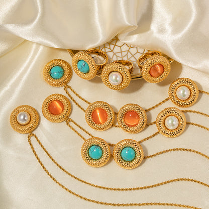 Heart earrings 18k gold