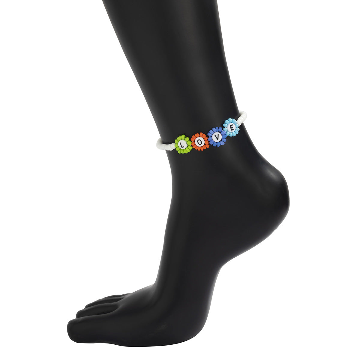 Acrylic letter beaded necklace