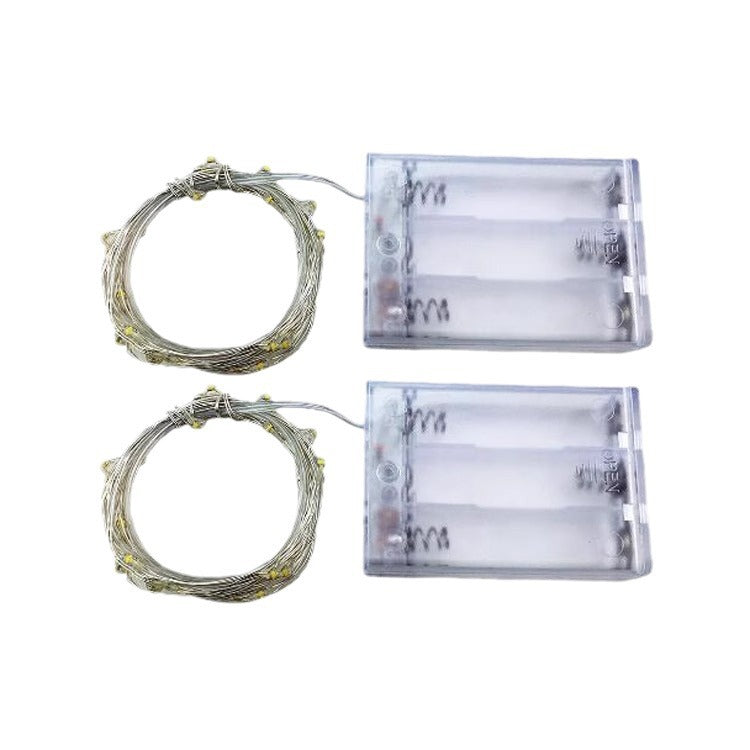 Battery Box USB Christmas Decoration Copper Wire Light Lantern