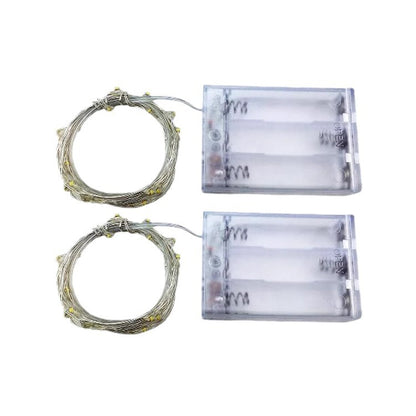 Battery Box USB Christmas Decoration Copper Wire Light Lantern