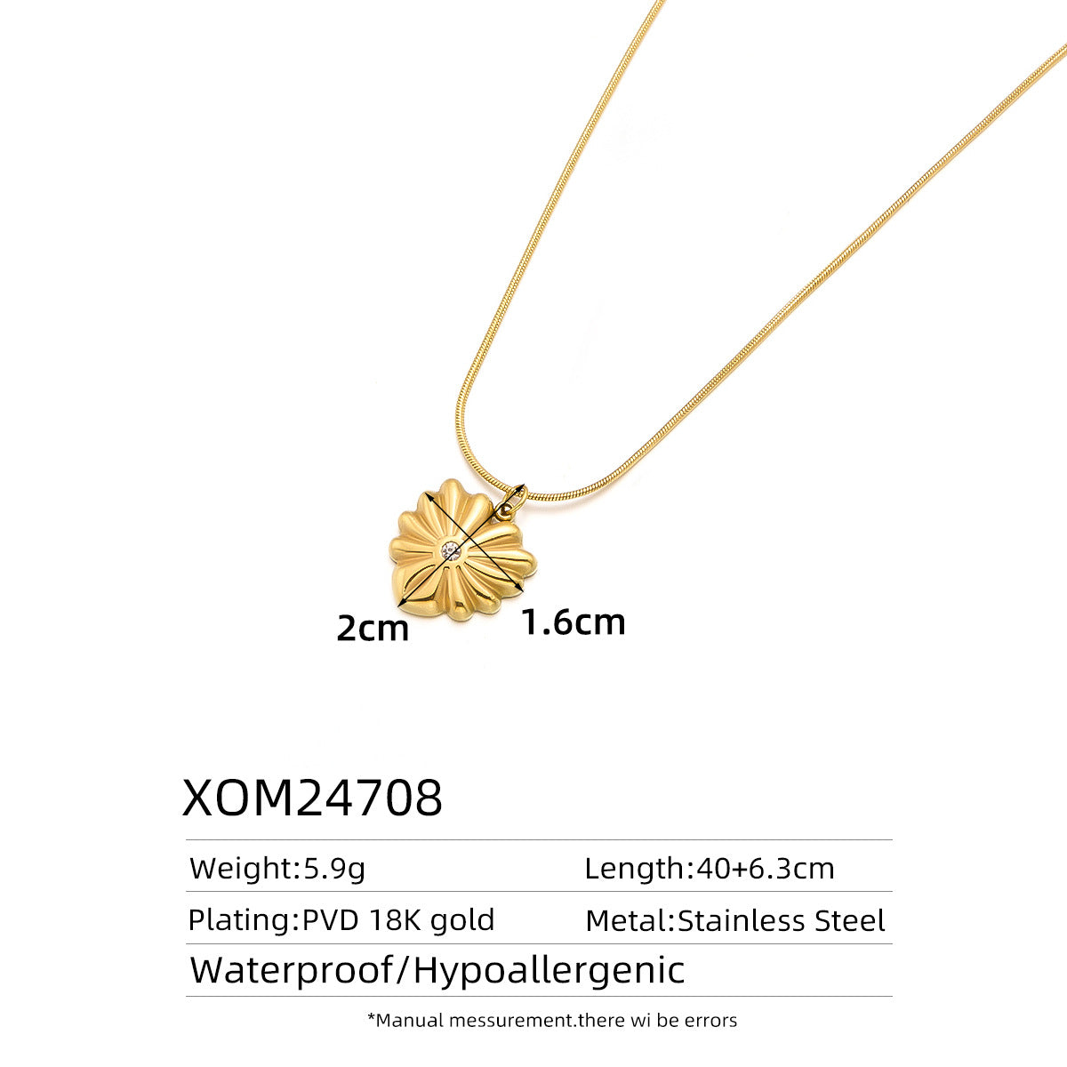 High-End Non-Fading Titanium Steel Women's Collarbone Necklace — INS Euro Style