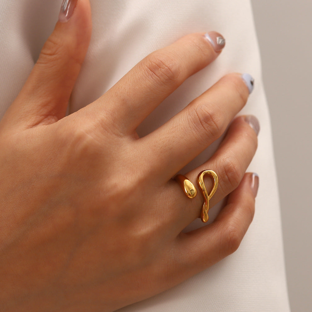 Cross Geometric Open Ring