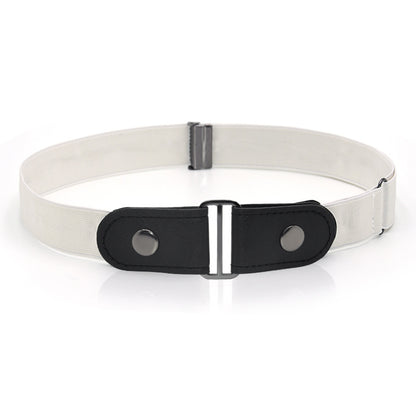 Faux Leather Slim Elastic Belt