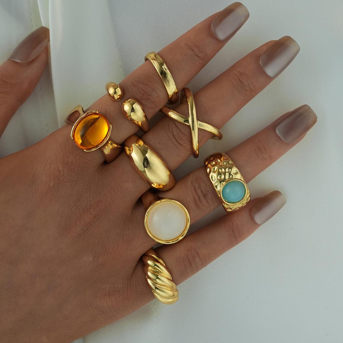 Retro Metal Index Finger Ring