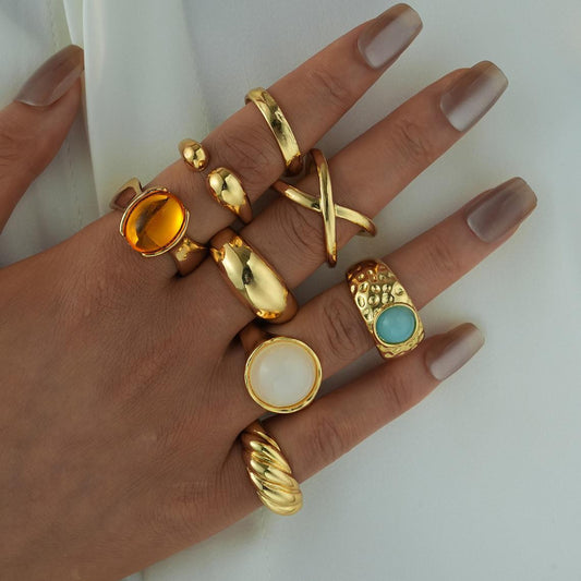 Retro Metal Index Finger Ring