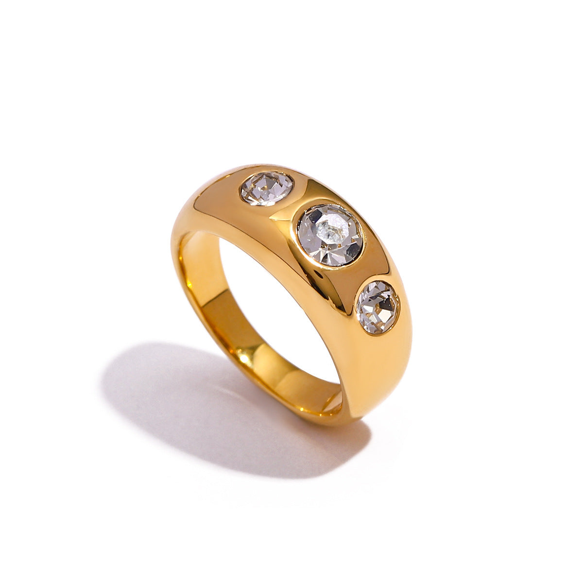 Three zircon simple ring