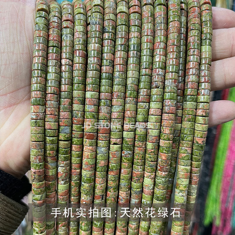 3 * 6Mm natural stone right angle disc loose beads