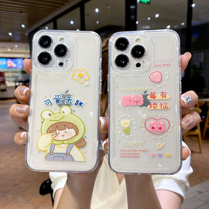 Honor 80 Space Case Lens Full Cover Play 30 Plus Cartoon Soft Case